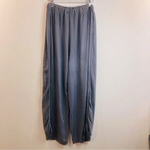 ANGELA MARA Sz L Flowy Balloon  Style Drawstring On The Sides Soft Fabric Pants